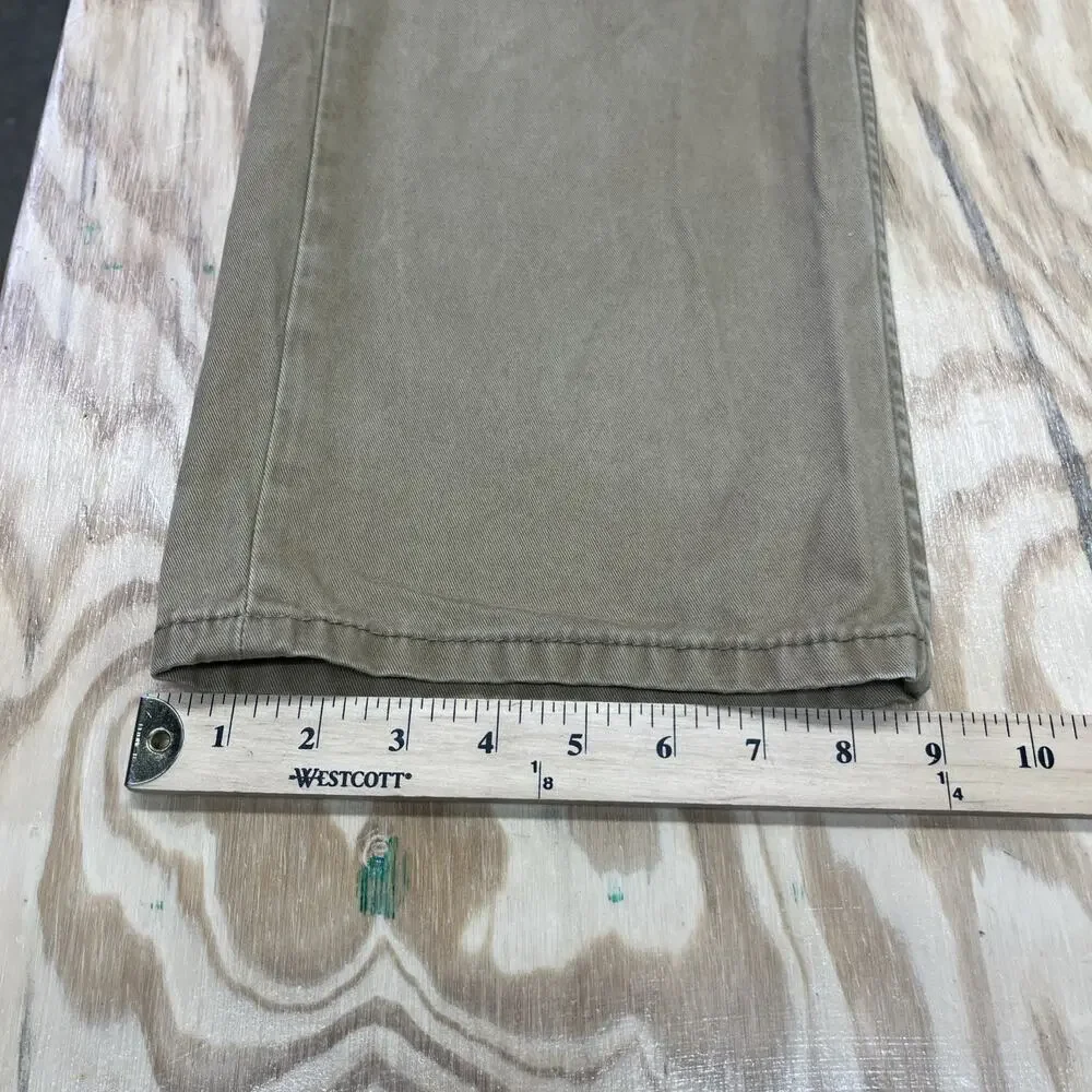 Levis 514 Jeans Mens 38X32 (36X31) Khaki Tan Straight Leg 100% Cotton Chino